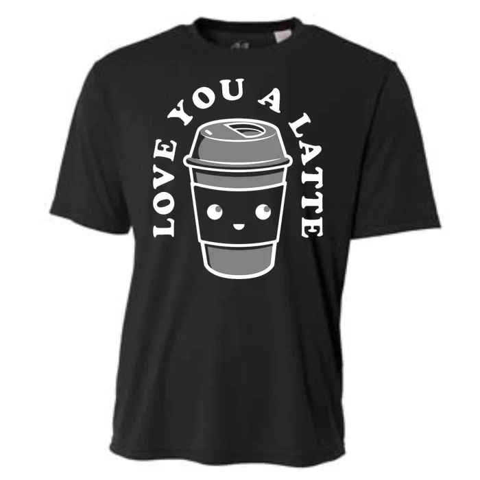 Love You A Latte Cooling Performance Crew T-Shirt