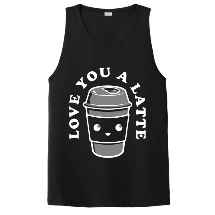 Love You A Latte Performance Tank