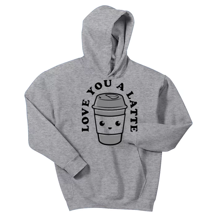 Love You A Latte Kids Hoodie