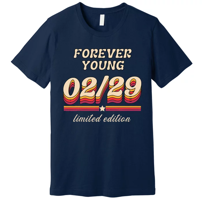 Leap Year Birthday Vintage 0229 February Leap Year Limited Premium T-Shirt