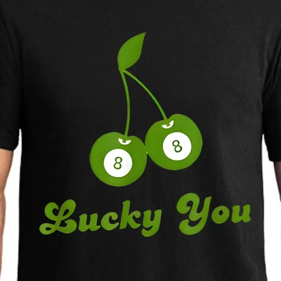 Lucky You Baby 8 Ball Cherry Baby Pajama Set