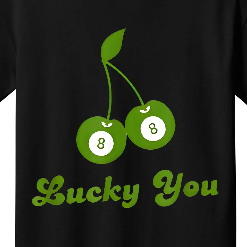 Lucky You Baby 8 Ball Cherry Baby Kids T-Shirt