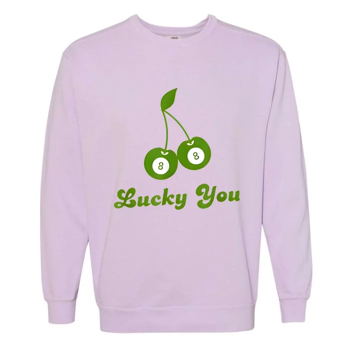 Lucky You Baby 8 Ball Cherry Baby Garment-Dyed Sweatshirt