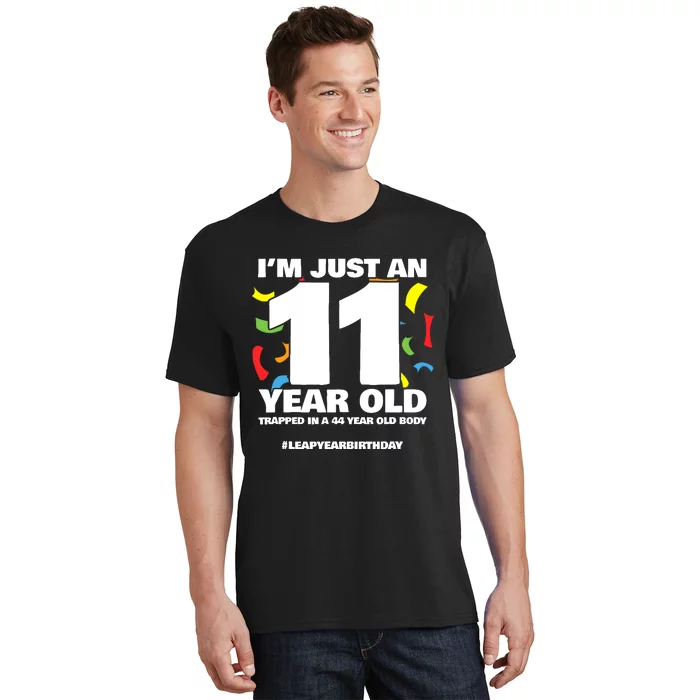 Leap Year Birthday 44th Birthday Party Leap Day Birthday T-Shirt