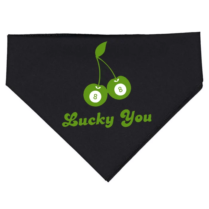 Lucky You Baby 8 Ball Cherry Baby USA-Made Doggie Bandana