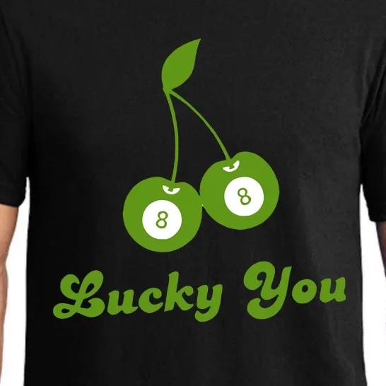 Lucky You Baby 8 Ball Cherry Baby Pajama Set