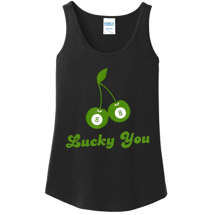 Lucky You Baby 8 Ball Cherry Baby Ladies Essential Tank