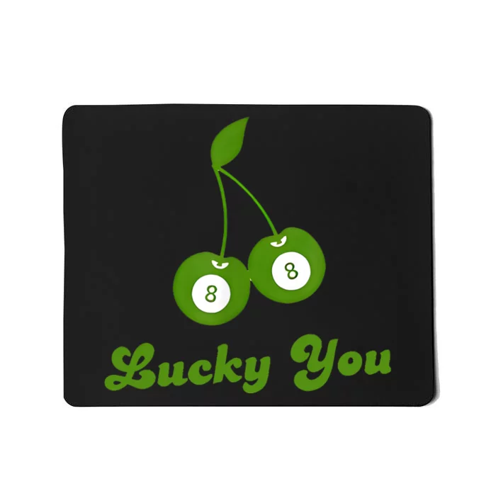 Lucky You Baby 8 Ball Cherry Baby Mousepad