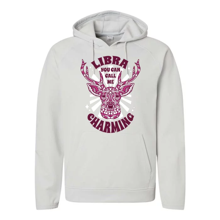 Libra You Can Call Me Charming Performance Fleece Hoodie