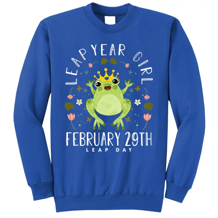 Leap Year Cute Frog Leap Day Birthday Sweatshirt