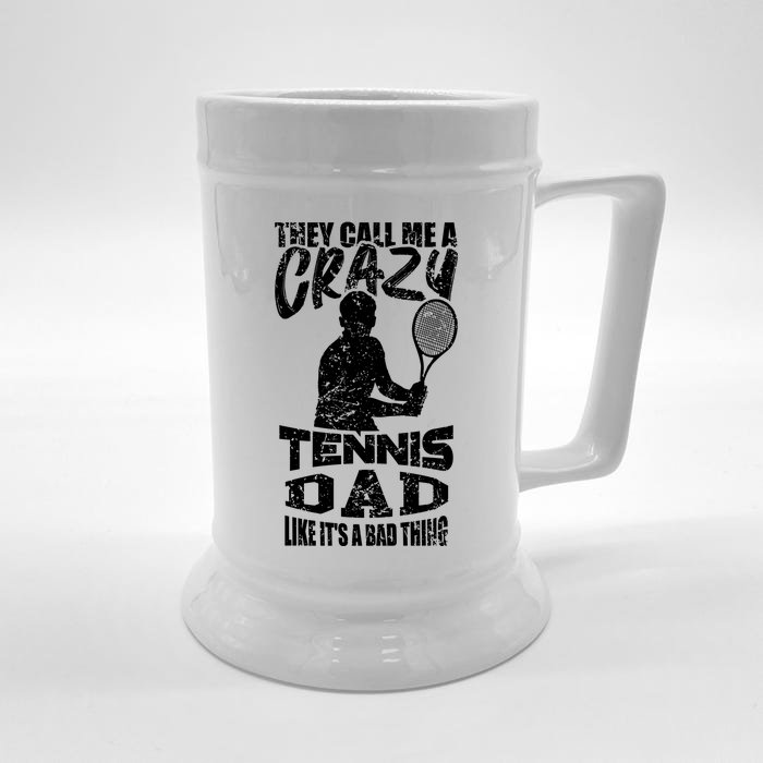 Love You Dad Bad Jokes Funny Fathers Day Dads Gift Front & Back Beer Stein