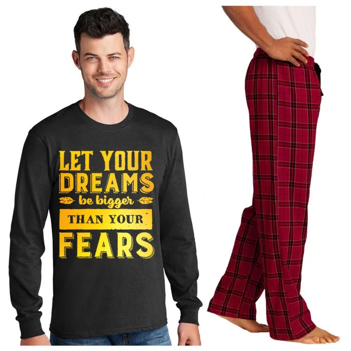 Let Your Dream Be Bigger Long Sleeve Pajama Set