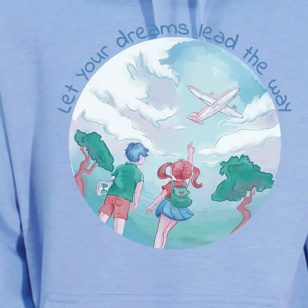 Let Your Dreams Lead The Way Travel Unisex Surf Hoodie