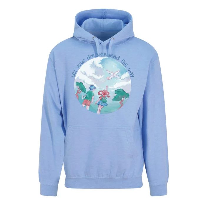 Let Your Dreams Lead The Way Travel Unisex Surf Hoodie