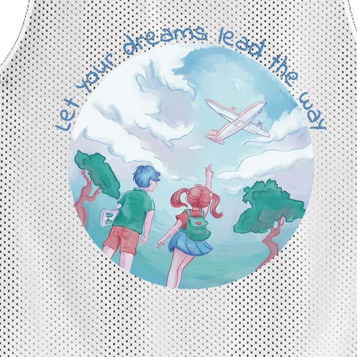 Let Your Dreams Lead The Way Travel Mesh Reversible Basketball Jersey Tank