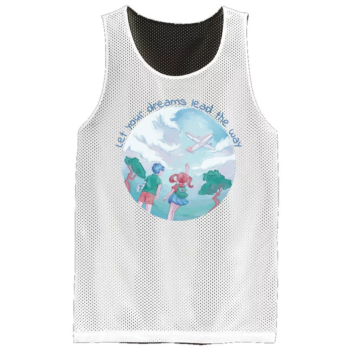 Let Your Dreams Lead The Way Travel Mesh Reversible Basketball Jersey Tank