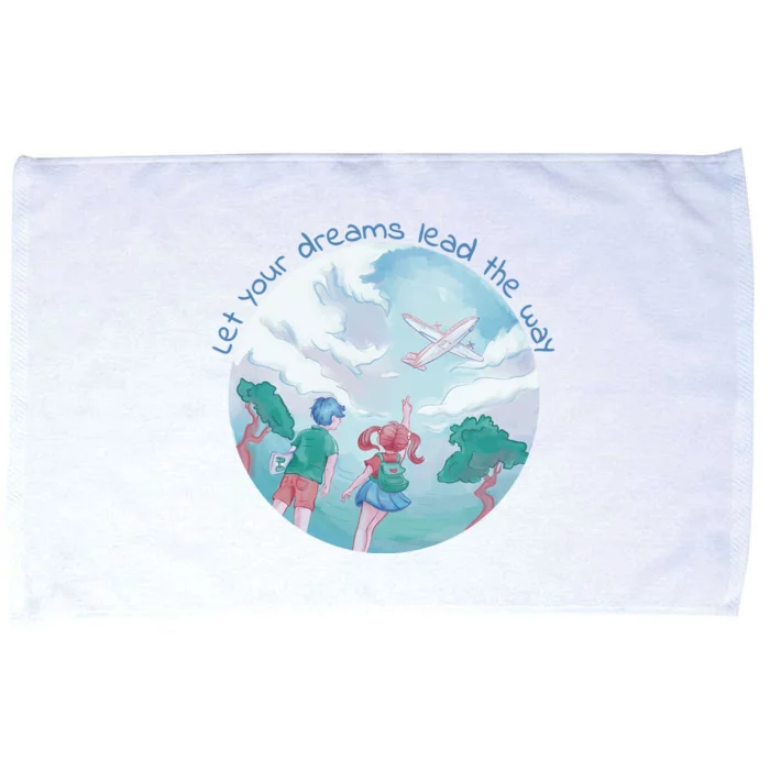 Let Your Dreams Lead The Way Travel Microfiber Hand Towel