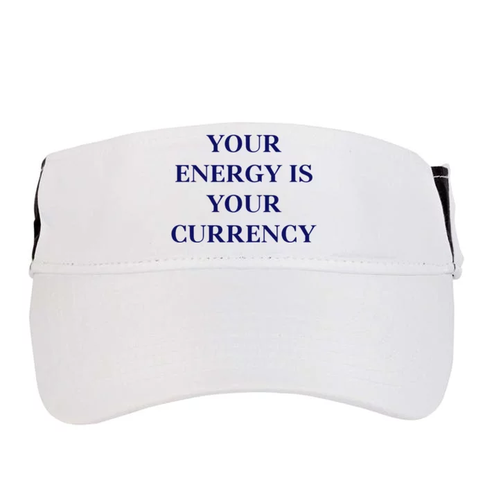 Lukacmp Your Energy Is Your Currency Adult Drive Performance Visor