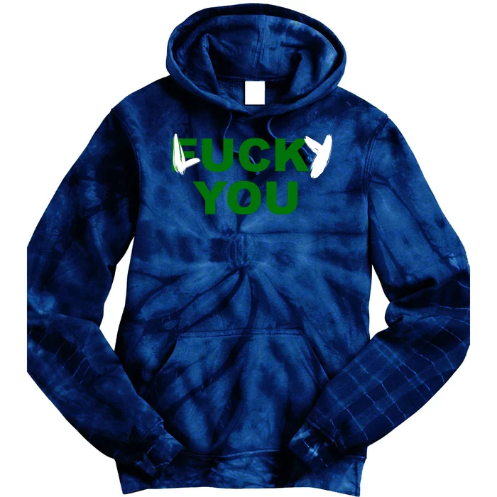 Lucky You F*ck You Funny St Patrick's Day Tie Dye Hoodie