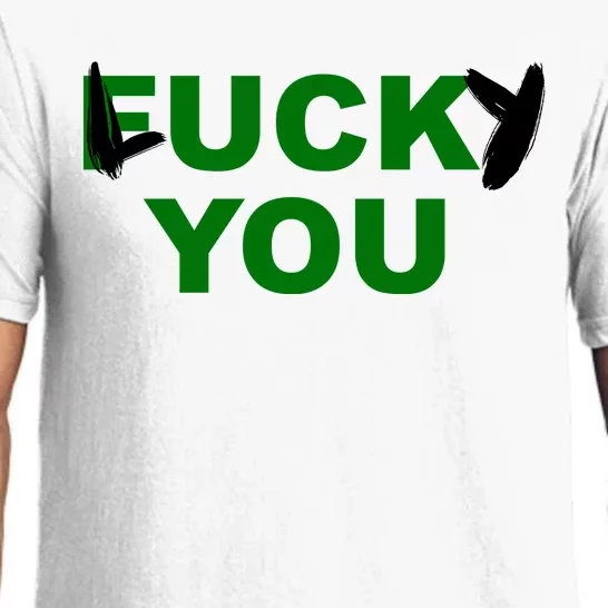 Lucky You F*ck You Funny St Patrick's Day Pajama Set