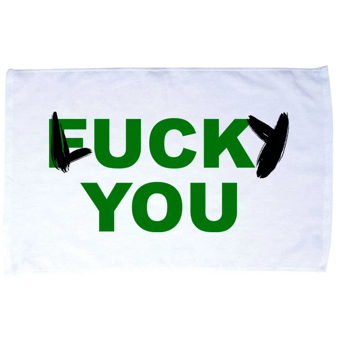 Lucky You F*ck You Funny St Patrick's Day Microfiber Hand Towel