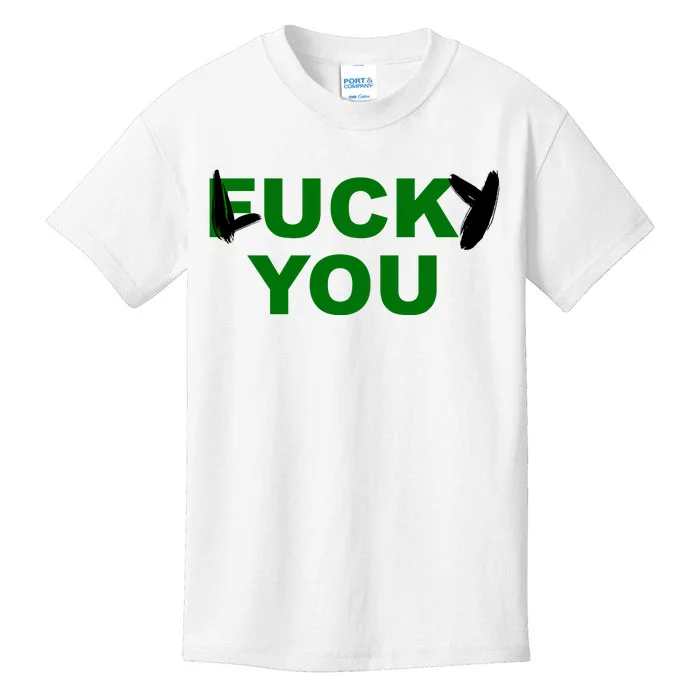 Lucky You F*ck You Funny St Patrick's Day Kids T-Shirt