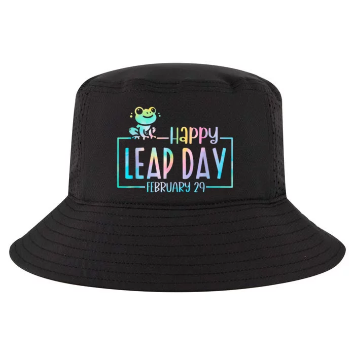 Leap Year February 29 Birthday Cute Frog Happy Leap Day Cool Comfort Performance Bucket Hat