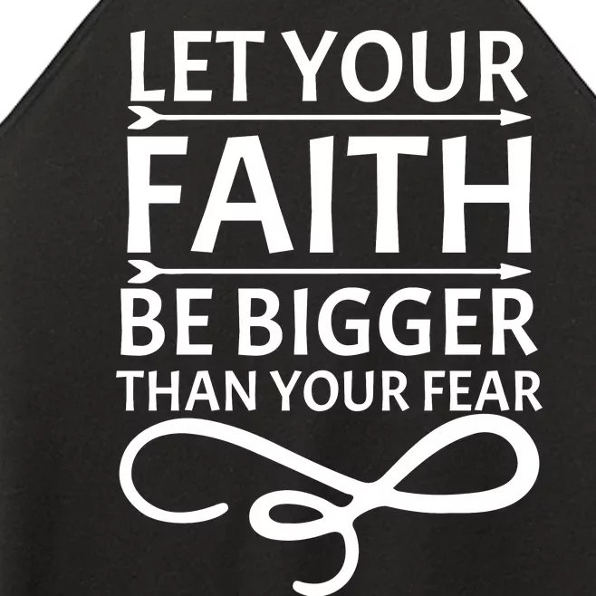 Let Your Faith T Women’s Perfect Tri Rocker Tank