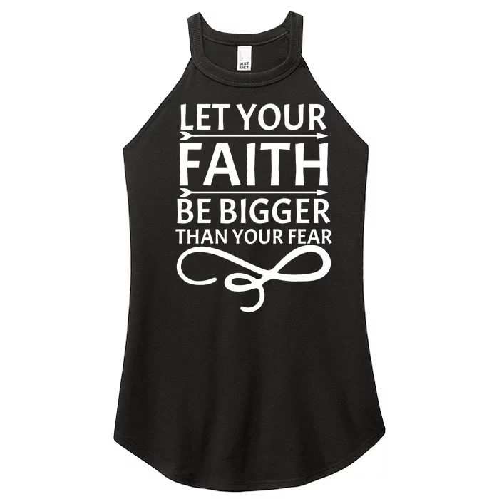 Let Your Faith T Women’s Perfect Tri Rocker Tank