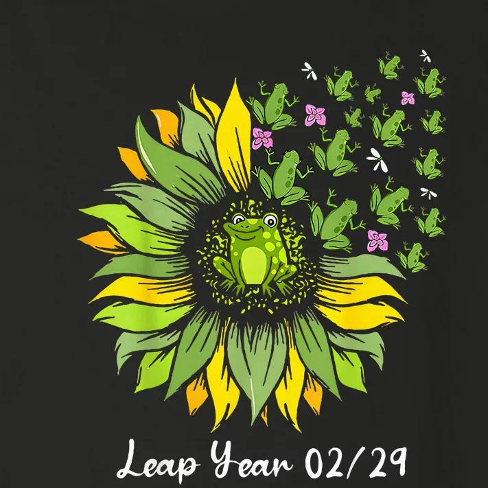 Leap Year Flying Frogs Sunflower Feb 29 2024 Toddler Long Sleeve Shirt