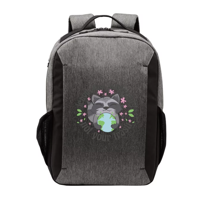 Leave Your Footprints Not Your Trash Earth Day Vector Backpack