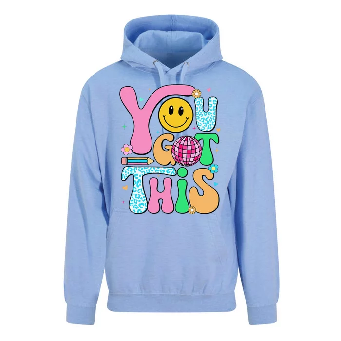 Leopard You Got This Testing Day For Teacher Unisex Surf Hoodie