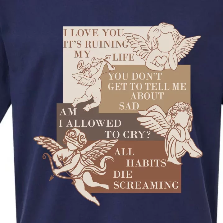 Love You Its Ruining My Life Ttpd Sueded Cloud Jersey T-Shirt