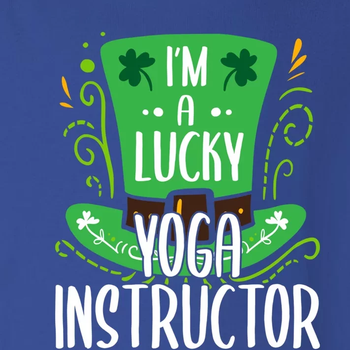 Lucky Yoga Instructor St Patricks Day Yoga Instructors Cute Gift Toddler Long Sleeve Shirt