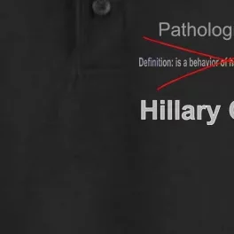 Lying Hillary Clinton Funny Definition Dry Zone Grid Performance Polo