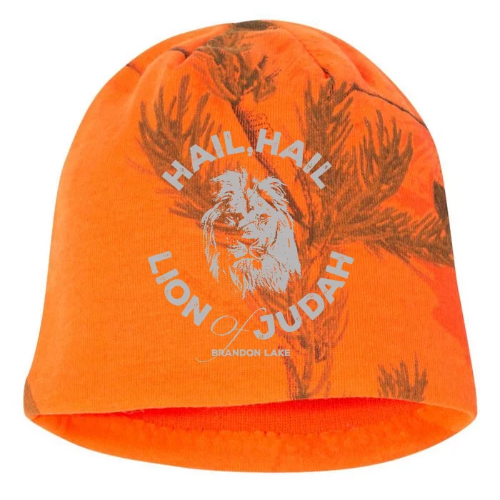 Let Your Lion Out Hail Lion Of Judah Kati - Camo Knit Beanie