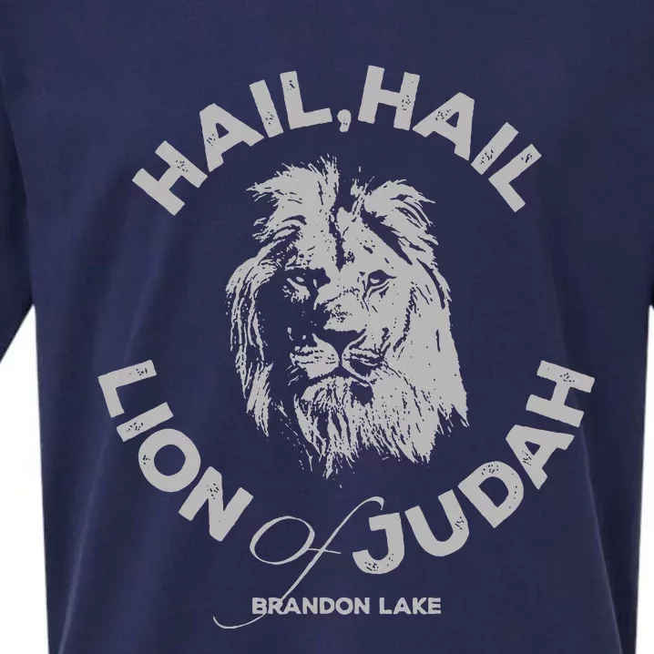 Let Your Lion Out Hail Lion Of Judah Sueded Cloud Jersey T-Shirt