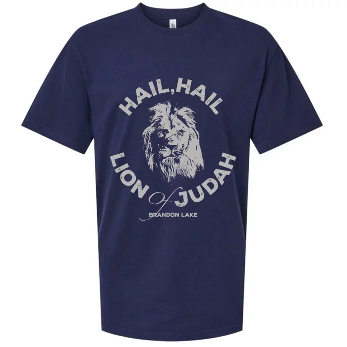 Let Your Lion Out Hail Lion Of Judah Sueded Cloud Jersey T-Shirt