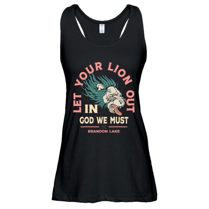 Let Your Lion Out We Must Merch Ladies Essential Flowy Tank