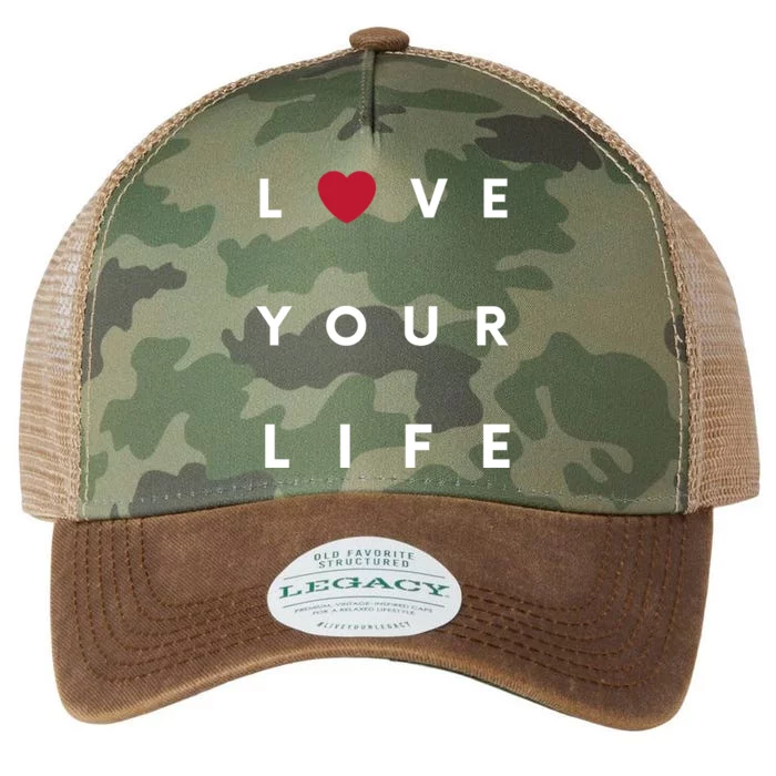 Love Your Life Heart Legacy Tie Dye Trucker Hat