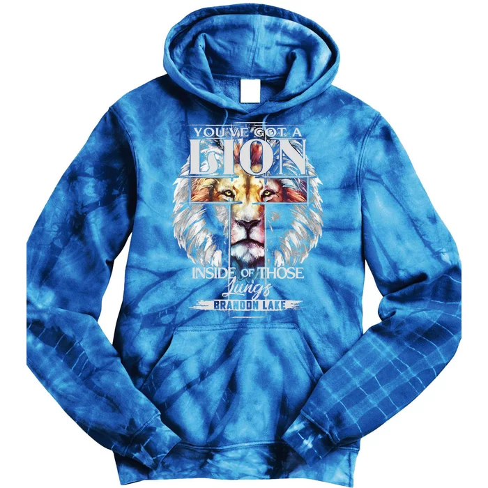 Let Your Lion Out B.R.A.N.D.O.N L.A.K.E Merch Praise Jesus Tie Dye Hoodie