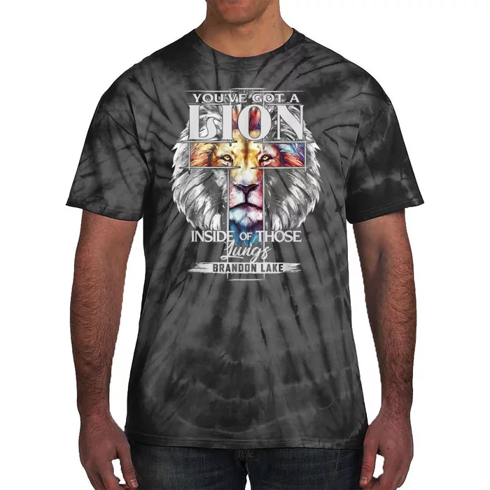 Let Your Lion Out Brandonlake Merch Praise Jesus Tie-Dye T-Shirt