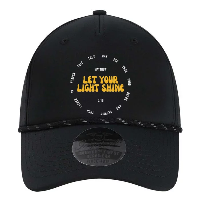 Let You Light Shine Matthew 5:16 Positive Bible Verse Performance The Dyno Cap