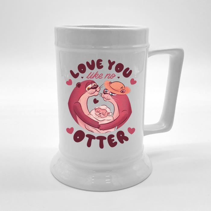 Love You Like No Otter Cute Front & Back Beer Stein