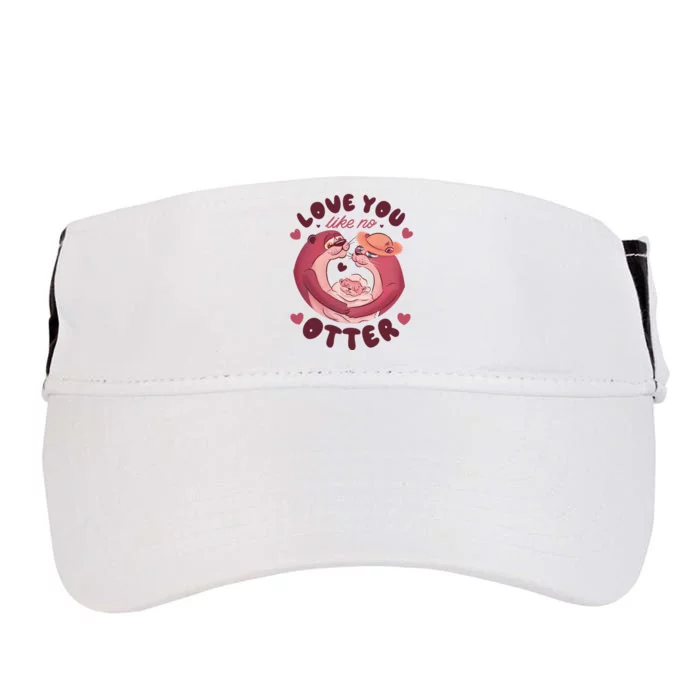 Love You Like No Otter Cute Adult Drive Performance Visor