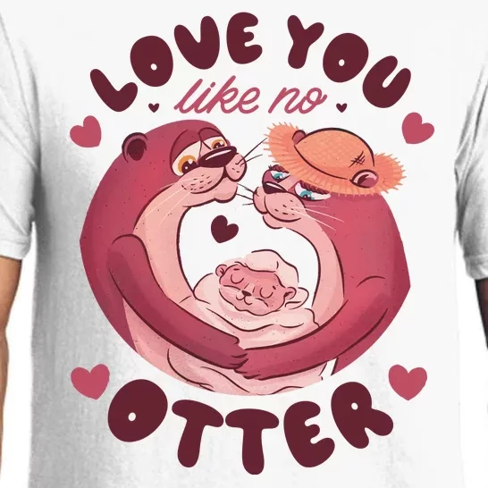 Love You Like No Otter Cute Pajama Set