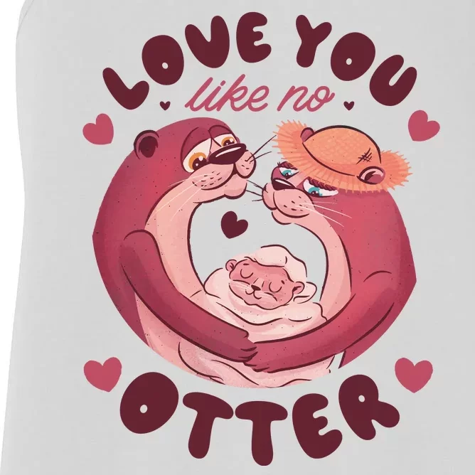 Love You Like No Otter Cute Women's Racerback Tank