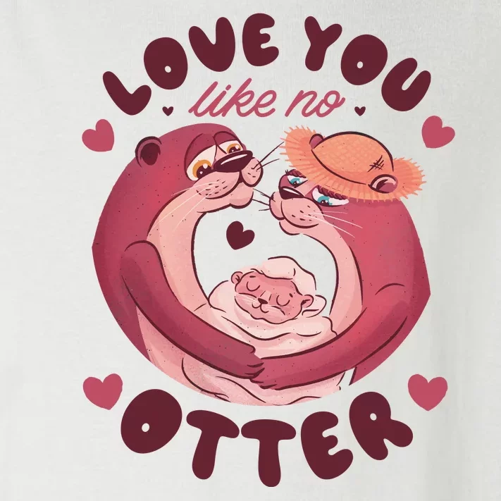 Love You Like No Otter Cute Toddler Long Sleeve Shirt