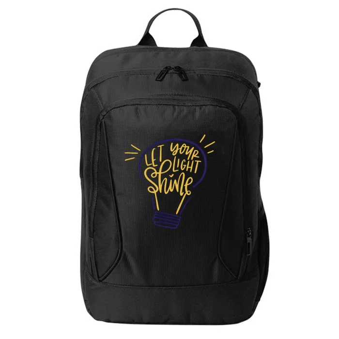 Let Your Light Shine City Backpack