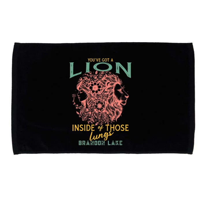 Let Your Lion Out Merch Praise Jesus Microfiber Hand Towel